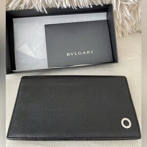⭐️COA⭐️BVLGARI B-Zero 1 Leather Long Bifold Wallet w/box Authentic